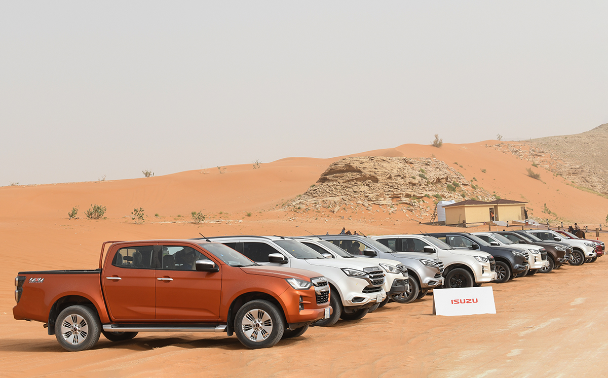 Isuzu company held a family day event in the presence of Isuzu customers for MU-X and GT cars